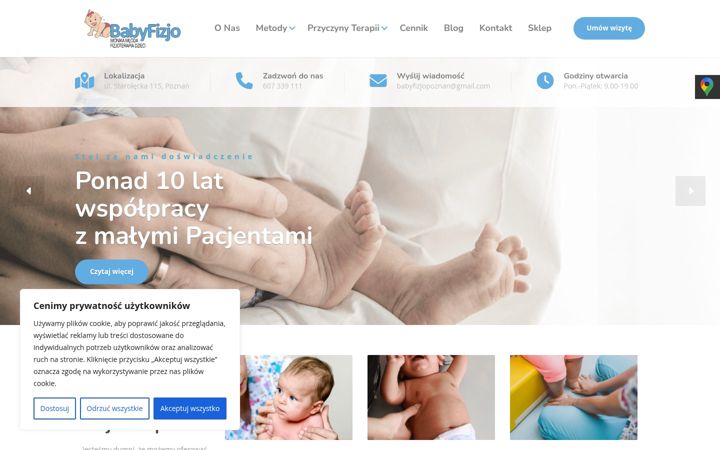 Screenshot of babyfizjo.pl