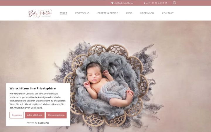 Screenshot of babyfotolike.de