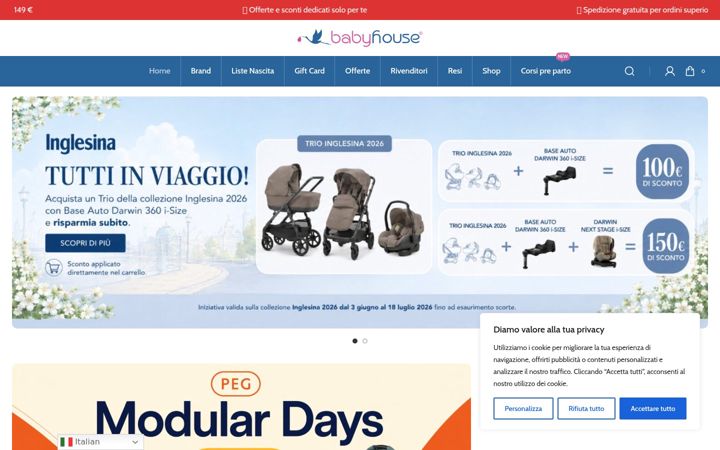 Screenshot of babyhouse.biz