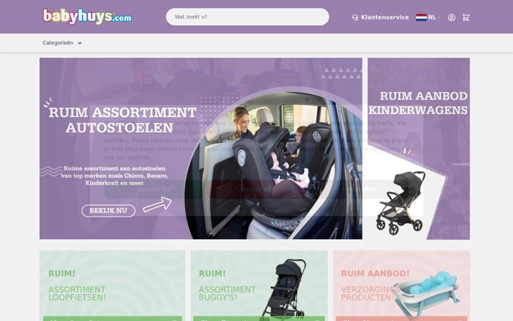 Screenshot von babyhuys.com