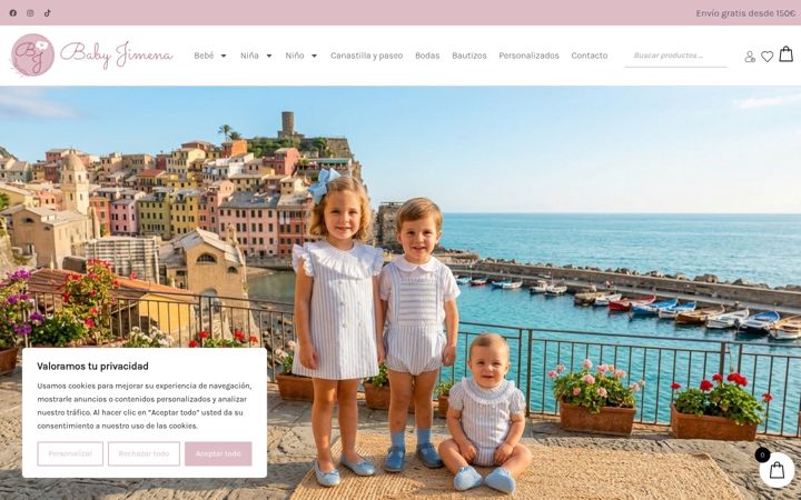 Screenshot of babyjimena.com