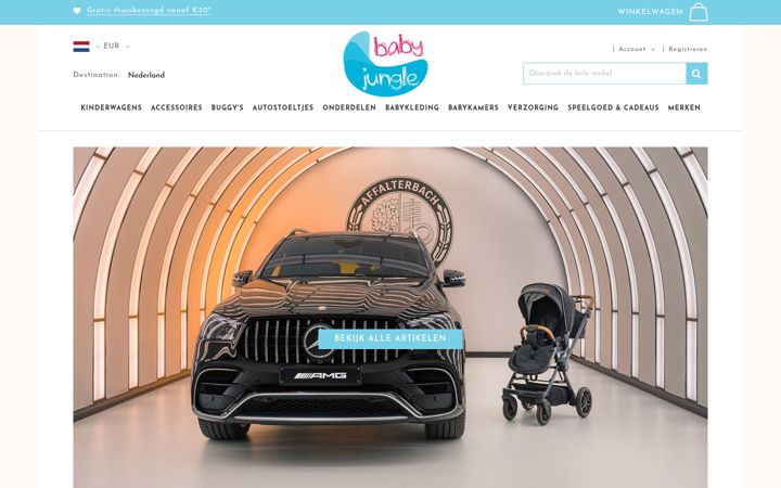 Screenshot of babyjungle.nl