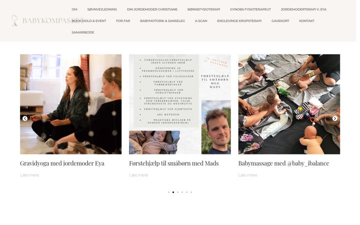 Screenshot of babykompasset.dk