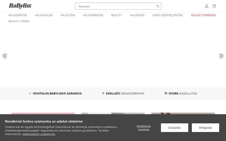 Screenshot of babyliss.hu