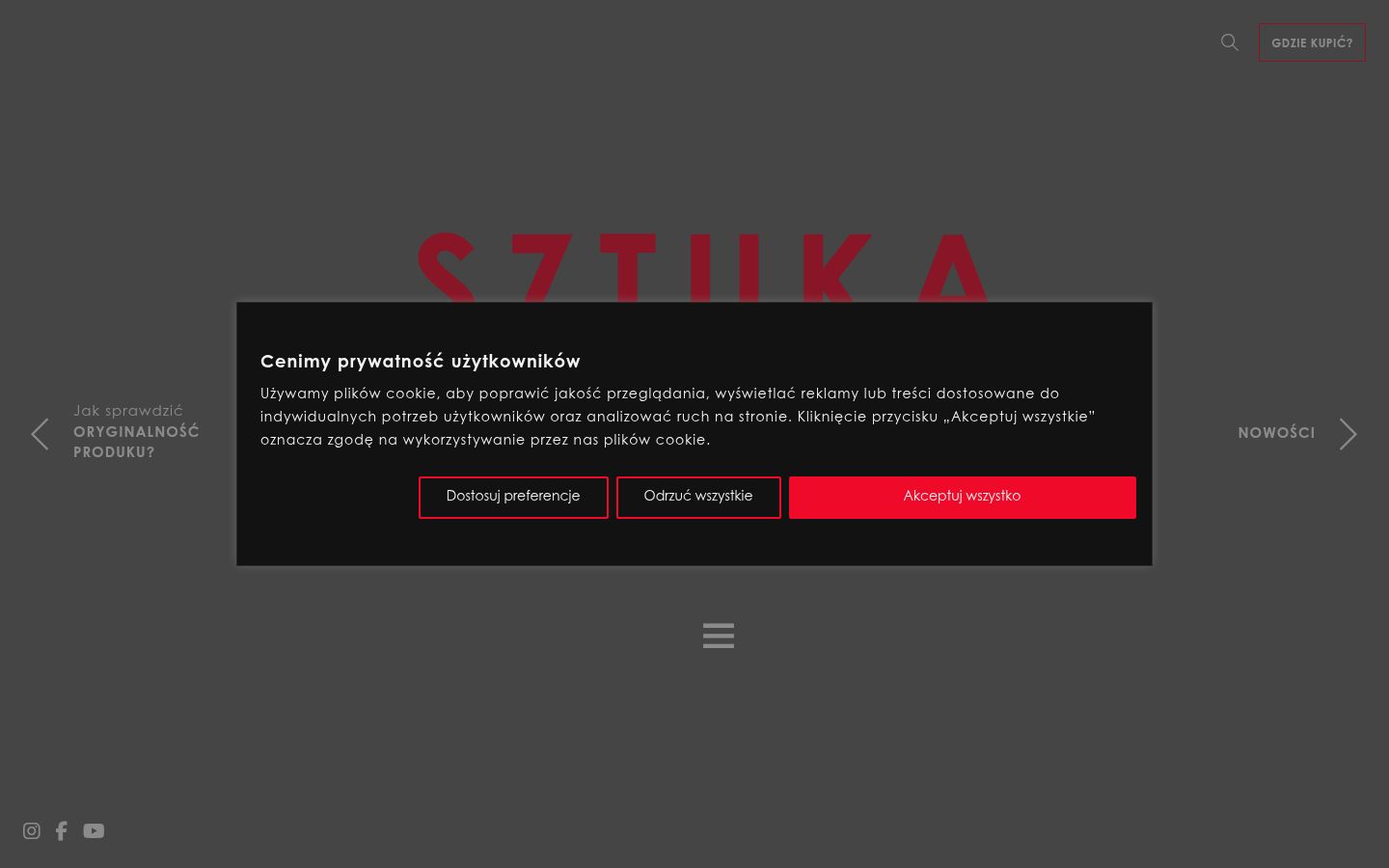 Snímek obrazovky baneru souhlasu zobrazeného před jakoukoli interakcí