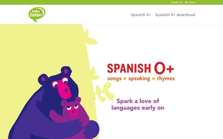 Screenshot of babylisten.com