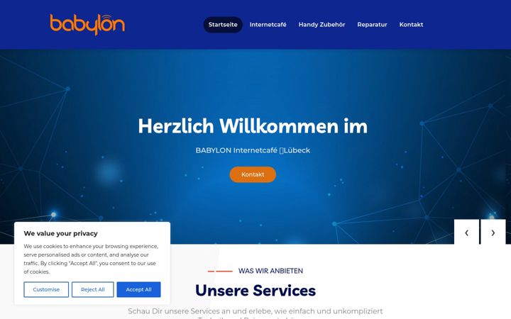 Képernyőkép: babylonnet.de