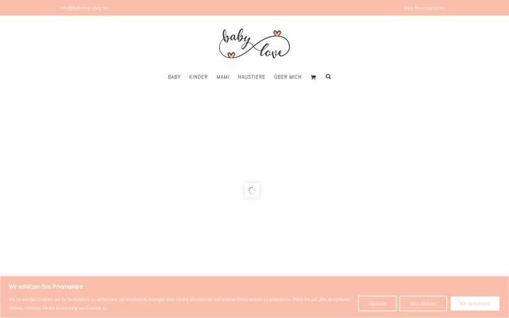 Skærmbillede af babylove-shop.ch