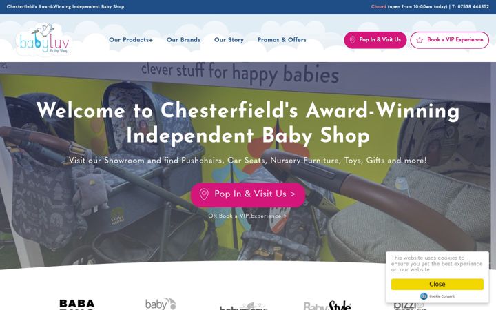 Screenshot of babyluv.co.uk