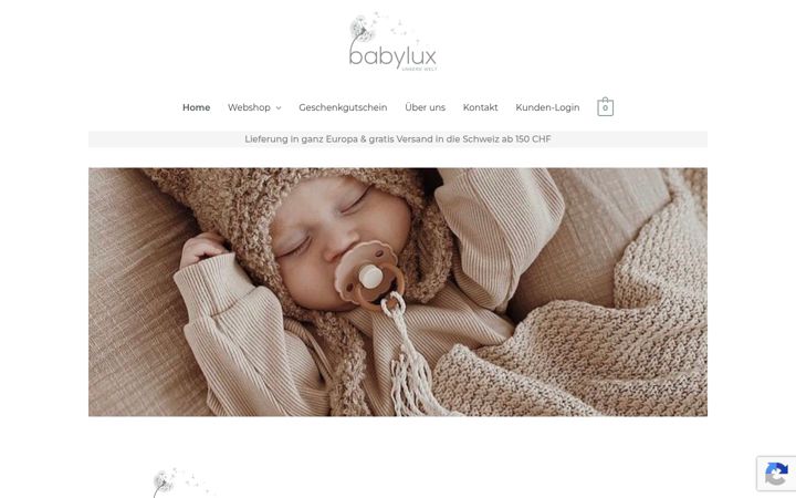 Screenshot of babylux.ch