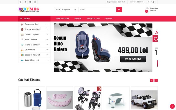 Screenshot of babymag.ro