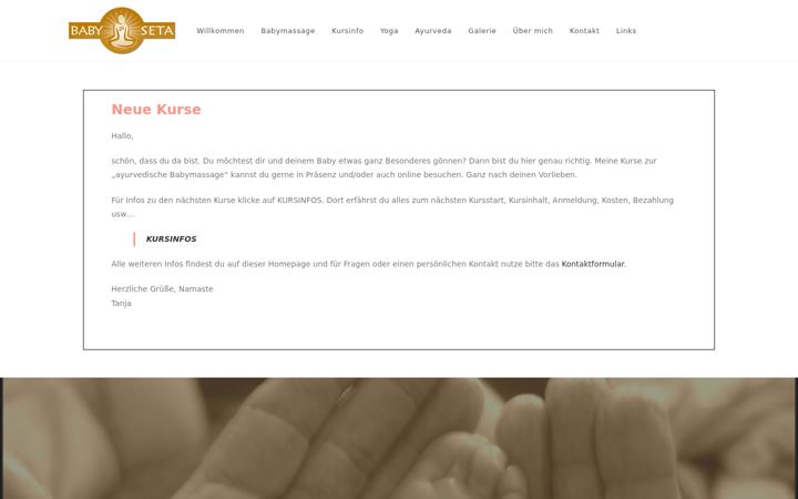 Snimka zaslona za babymassage-eppingen.com