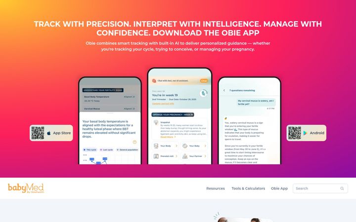 Screenshot of babymed.com