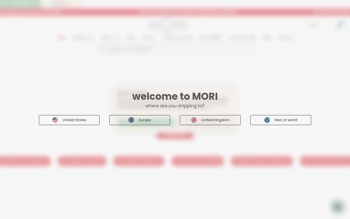 Screenshot of babymori.com