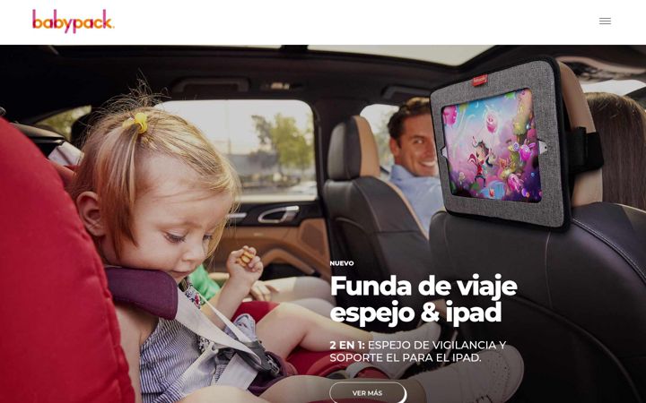 Screenshot of babypack.com