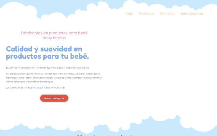 Screenshot of babypasitos.com