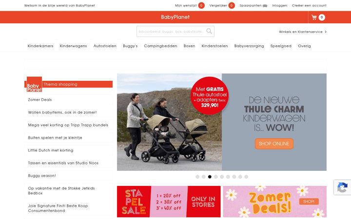 Screenshot of babyplanet.nl