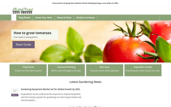Screenshot of babyplants.co.uk