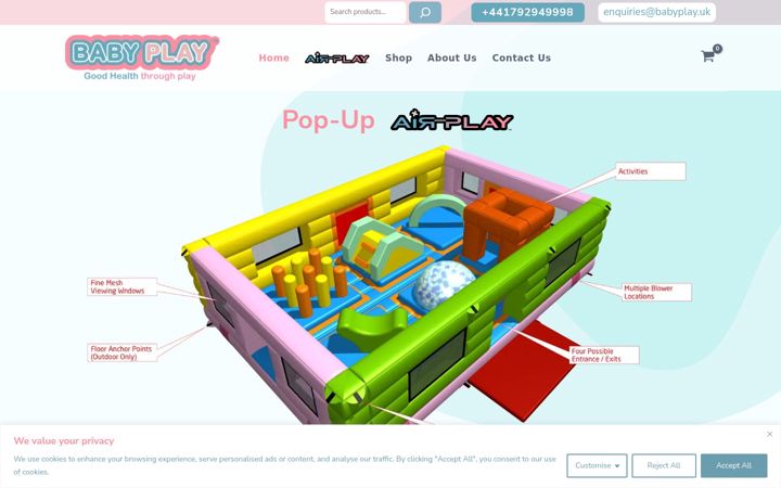 Screenshot of babyplay.uk