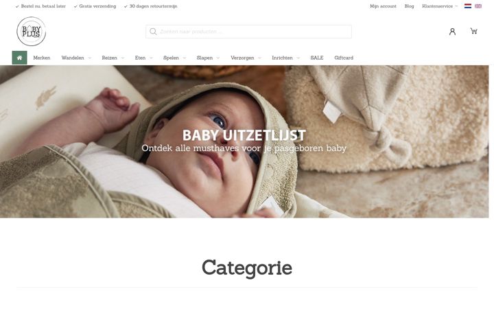 Capture d'écran de babyplus.nl