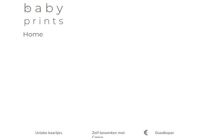 Screenshot of babyprints.nl