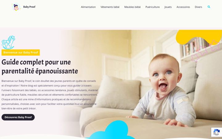 Screenshot of babyproof.fr