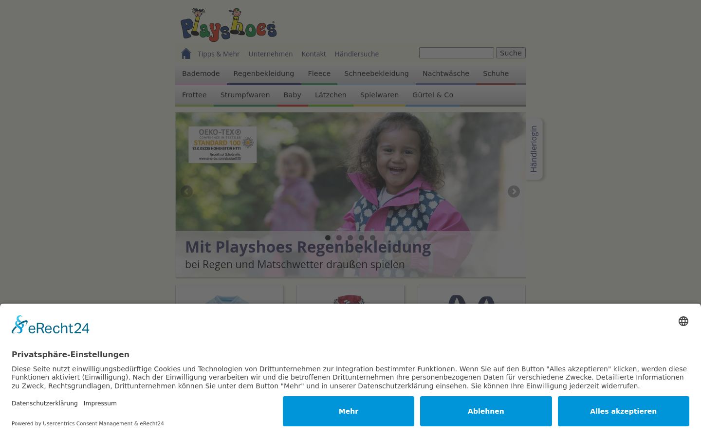 Screenshot tal-banner tal-kunsens muri qabel kwalunkwe interazzjoni