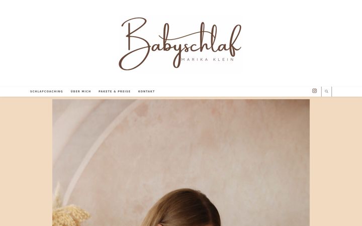 Képernyőkép: babyschlafmarikaklein.de