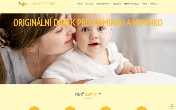 Screenshot of babyset.cz