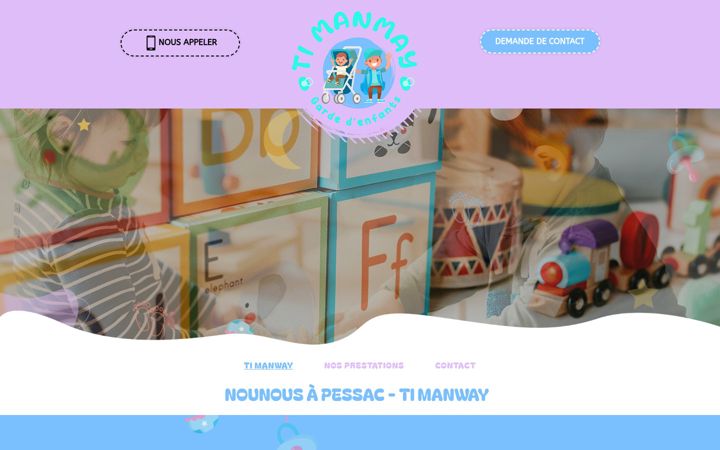 Screenshot of babysitting-bordeaux.fr