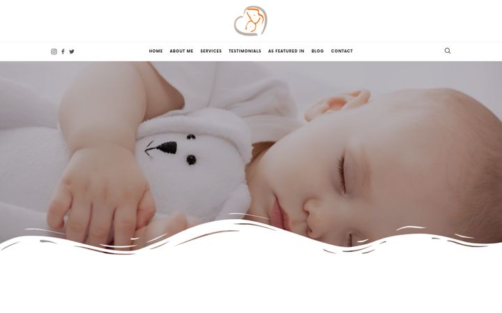 Screenshot ta' babysoundasleep.co.uk