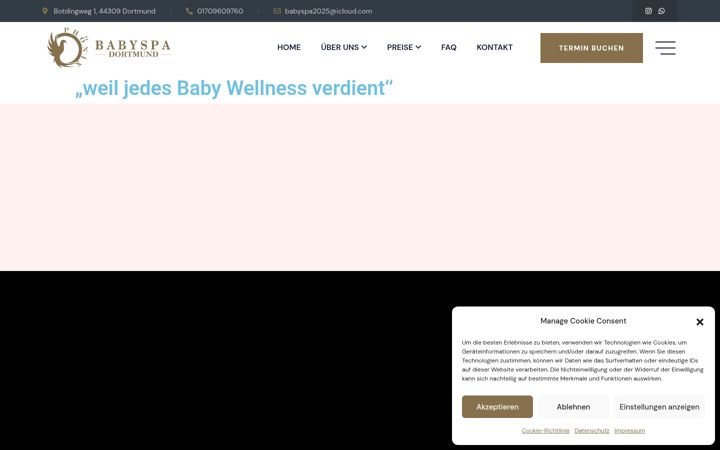 Screenshot of babyspaphoenix.de