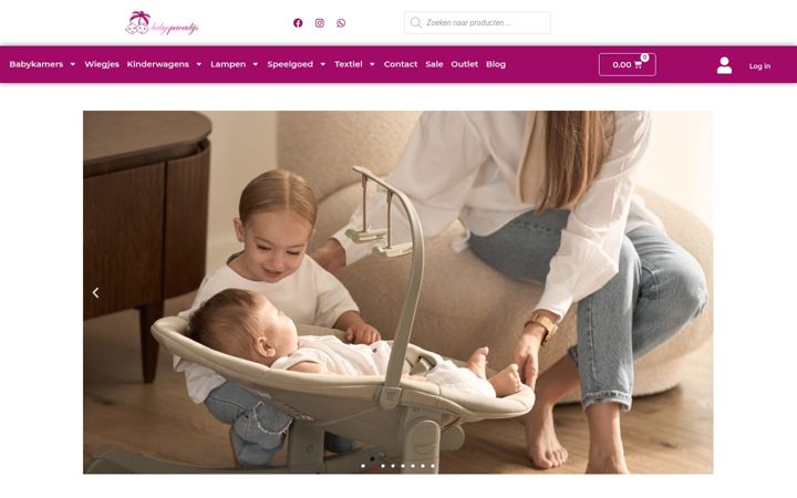 Screenshot of babysparadijs.nl
