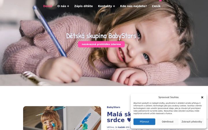 Screenshot of babystars.eu