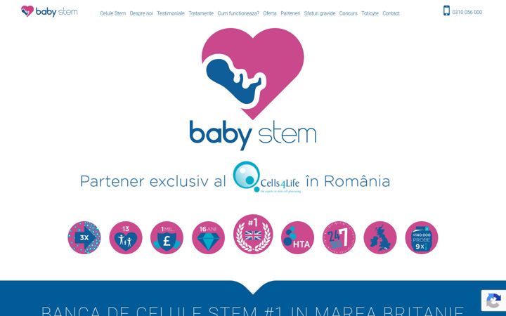 Screenshot of babystem.ro