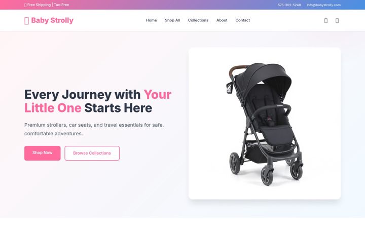 Screenshot of babystrolly.com