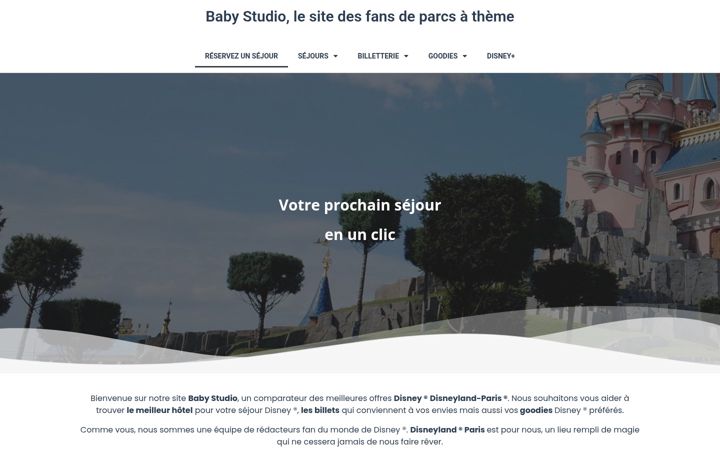 Screenshot of babystudio.fr