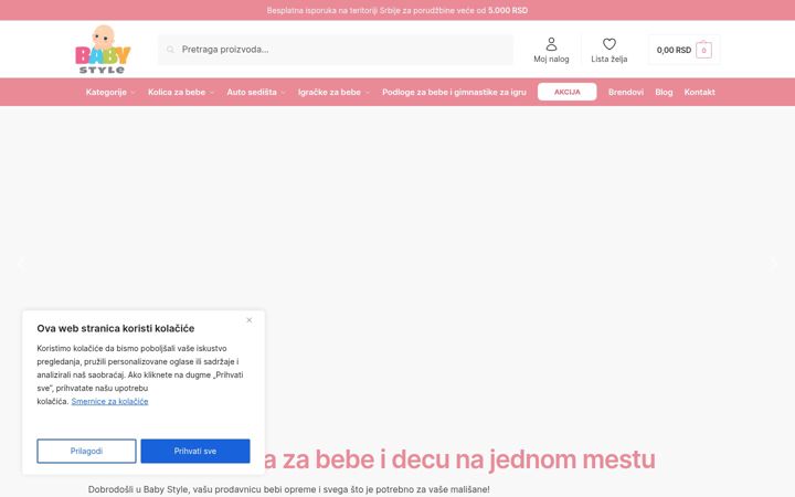 Screenshot of babystyle.rs