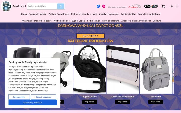Screenshot of babyszop.pl