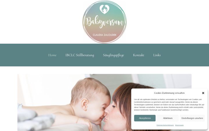 Screenshot of babyversum.at