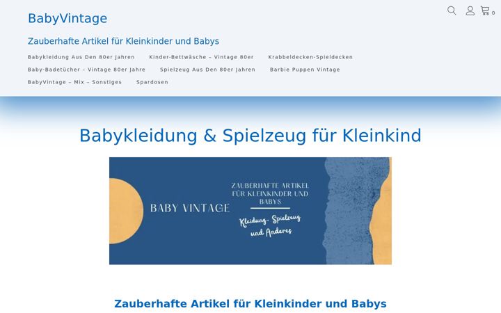 Screenshot of babyvintage.de