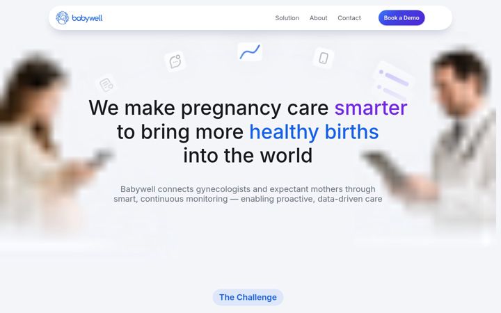 Screenshot of babywell.io