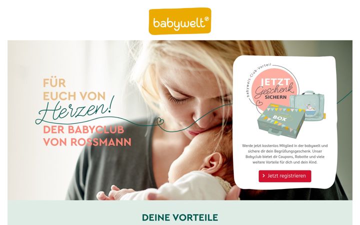 Screenshot of babywelt.club