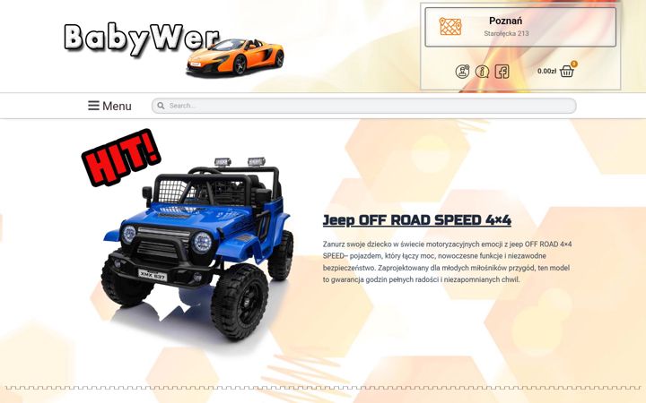 Screenshot of babywer.pl