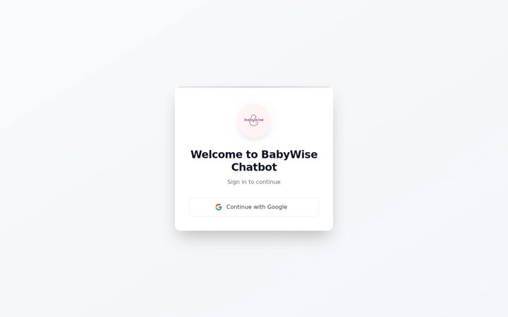 Screenshot of babywise.app