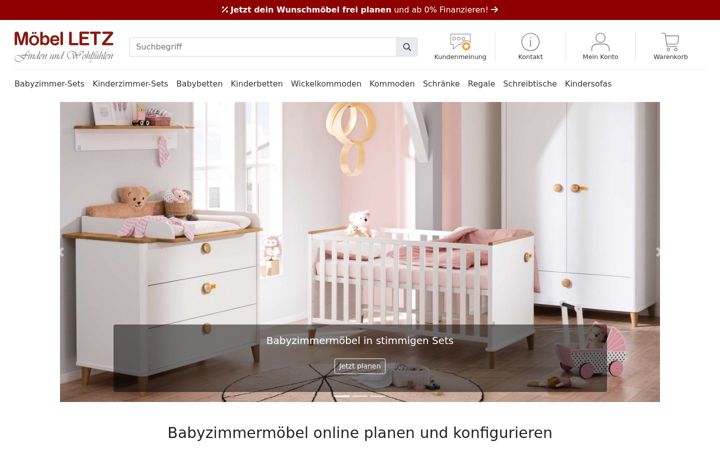 Skærmbillede af babyzimmermoebel-online-kaufen.de