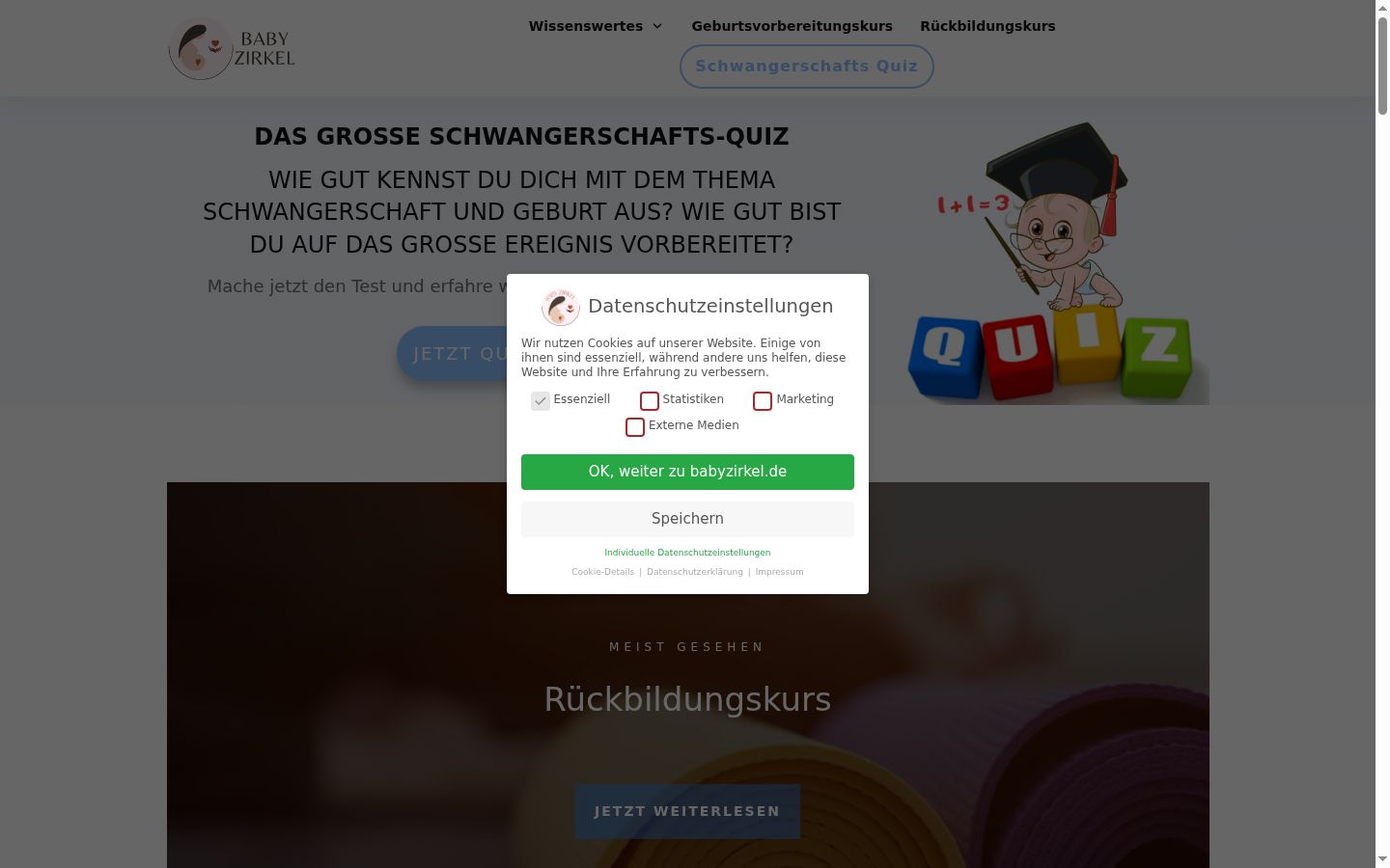 Sutikimo reklamjuostės, rodytos prieš bet kokią sąveiką, ekrano kopija