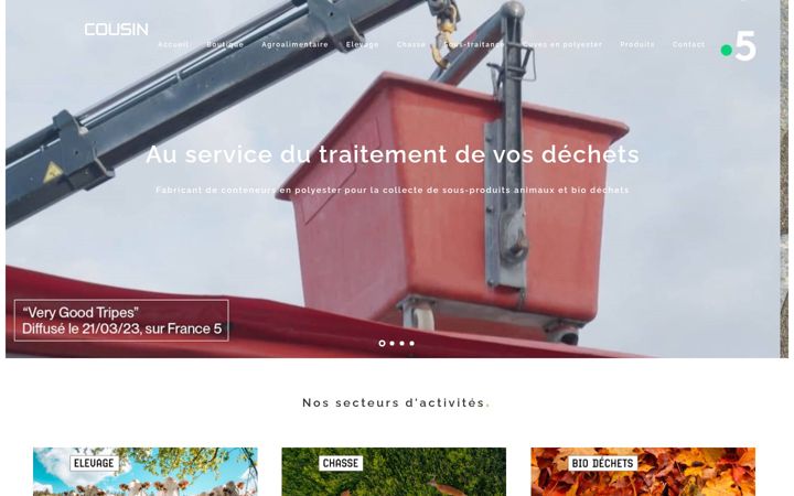 Screenshot of bac-cousin.fr