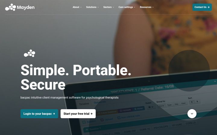 Screenshot of bac-pac.co.uk