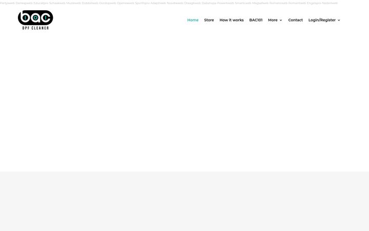 Screenshot of bac101.com